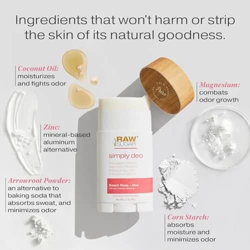 RAW SUGAR Deodorant Stick, Simply Deo Variety Bundle (Pack of 3) | Aluminum-Free, Sensitive Skin Friendly thumbnail 2