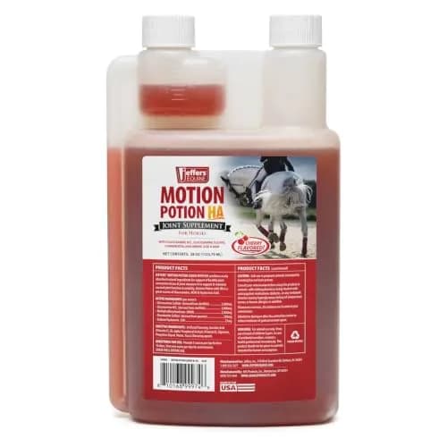 Jeffers Motion Potion Joint Supplement Liquid with HA for Horses | 38 oz thumbnail 1