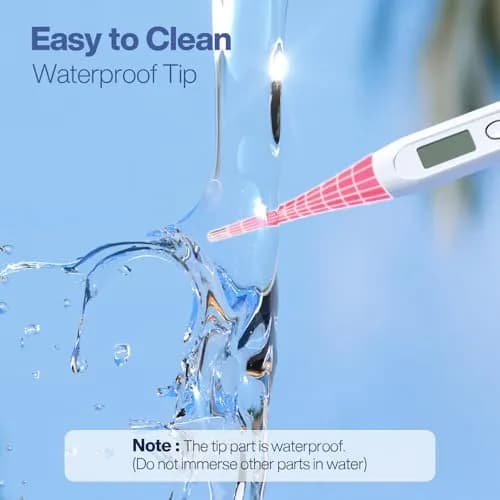 Boncare Pink Digital Oral Thermometer 10 Seconds | Accurate & Safe for Adults, Kids, Pets thumbnail 5