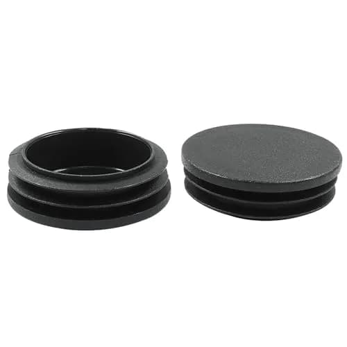 Bonsicoky 12 Pack 2 Inch Black Round Plastic Hole Plugs | Flooring Friendly, Weather Resistant, Easy to Install thumbnail 4