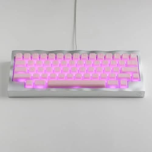 REDQIN Pink Jade Keycaps PBT Double Shot Key for Mechanical Keyboard | Elegant Pastel Design, Wide Compatibility thumbnail 6