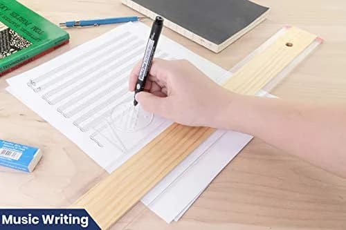 Pacific Arc Ames Lettering Guide 2 Pack | Drafting & Drawing Template for Precise Lines thumbnail 7