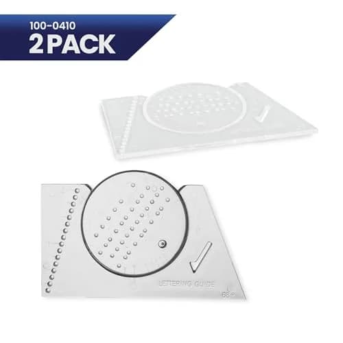 Pacific Arc Ames Lettering Guide 2 Pack | Drafting & Drawing Template for Precise Lines thumbnail 2