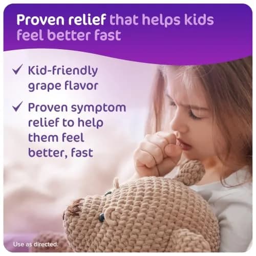 Dimetapp Children’s Cold & Allergy Liquid, Grape Flavor, 8 fl oz | Multi-symptom relief for kids thumbnail 4