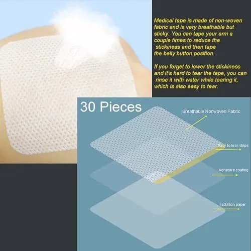 IKJNMLP Belly Button Shaper Post 10 Sizes | Breathable Belly Button Plug for Post-Surgery Comfort thumbnail 5