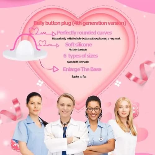IKJNMLP Belly Button Shaper Post 10 Sizes | Breathable Belly Button Plug for Post-Surgery Comfort thumbnail 2