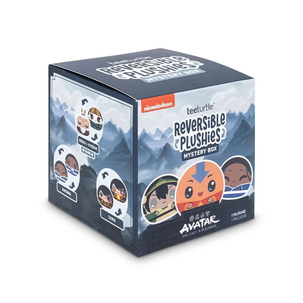 TeeTurtle Avatar The Last Airbender Series Reversible Plushie Mystery Box, 3-Inch Mini Blind Box Plush | Officially Licensed Collectible Toy - main product image
