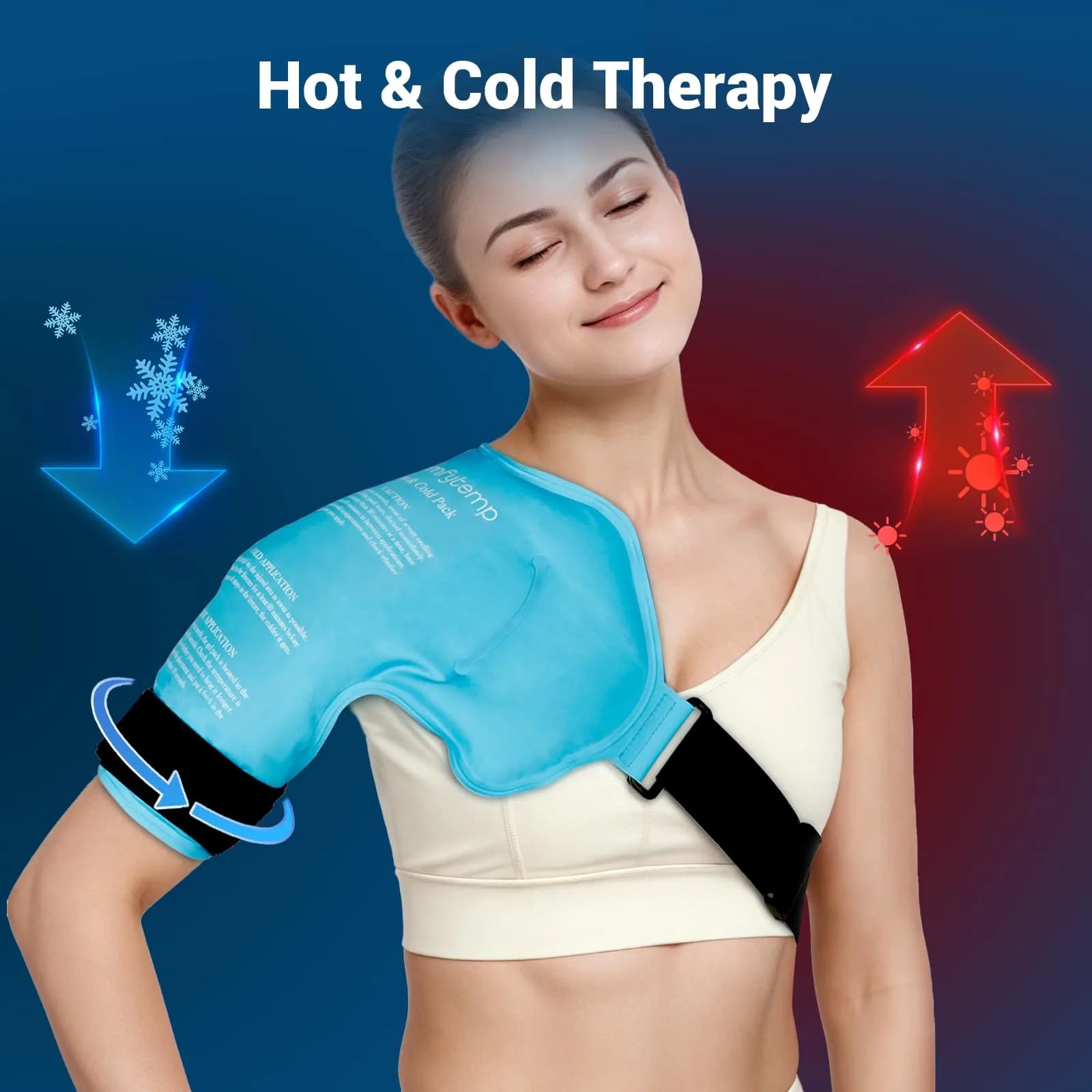 Comfytemp Shoulder Ice Pack Rotator Cuff Cold Therapy Small & Medium | USA-Sourced Pain Relief - view 7