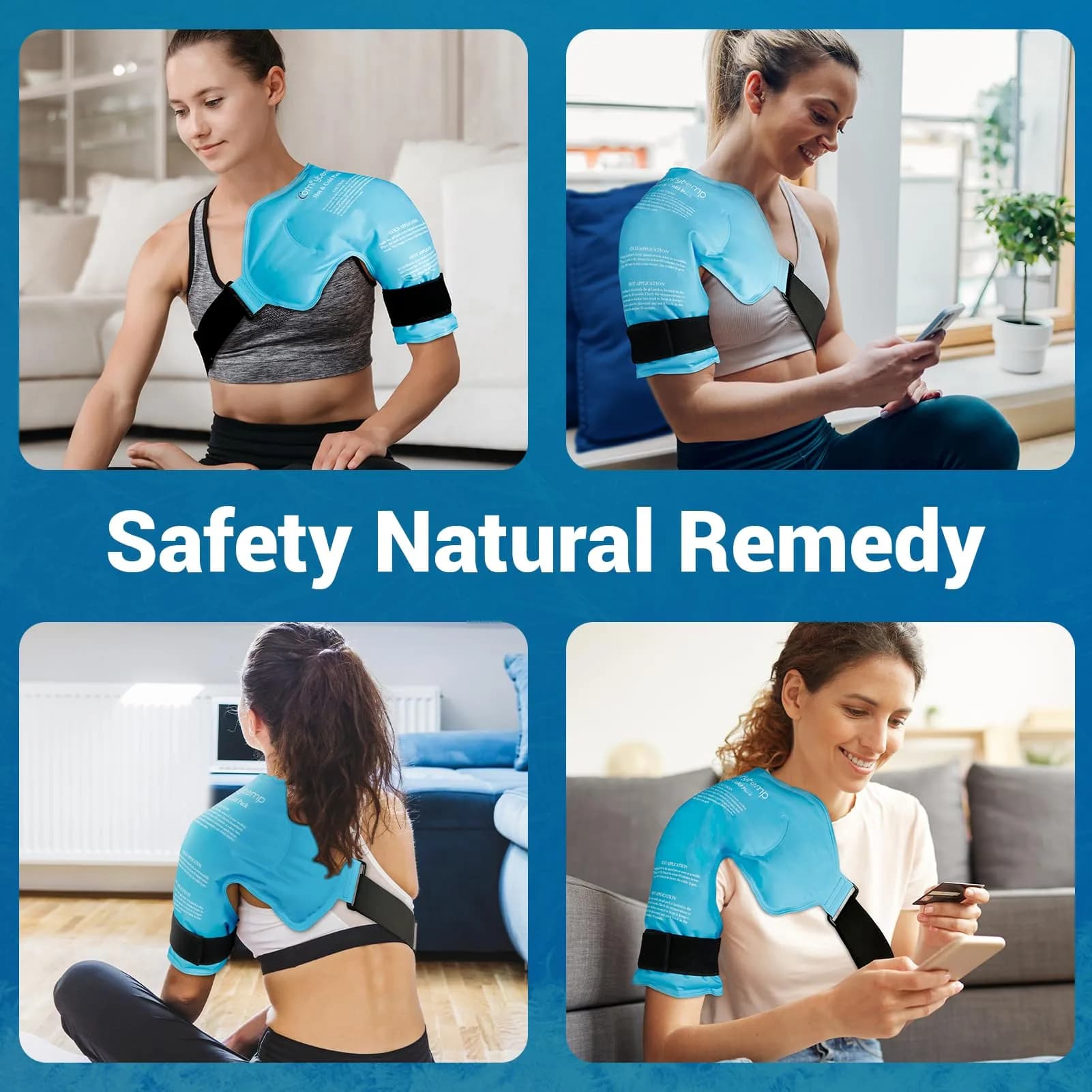 Comfytemp Shoulder Ice Pack Rotator Cuff Cold Therapy Small & Medium | USA-Sourced Pain Relief - view 8