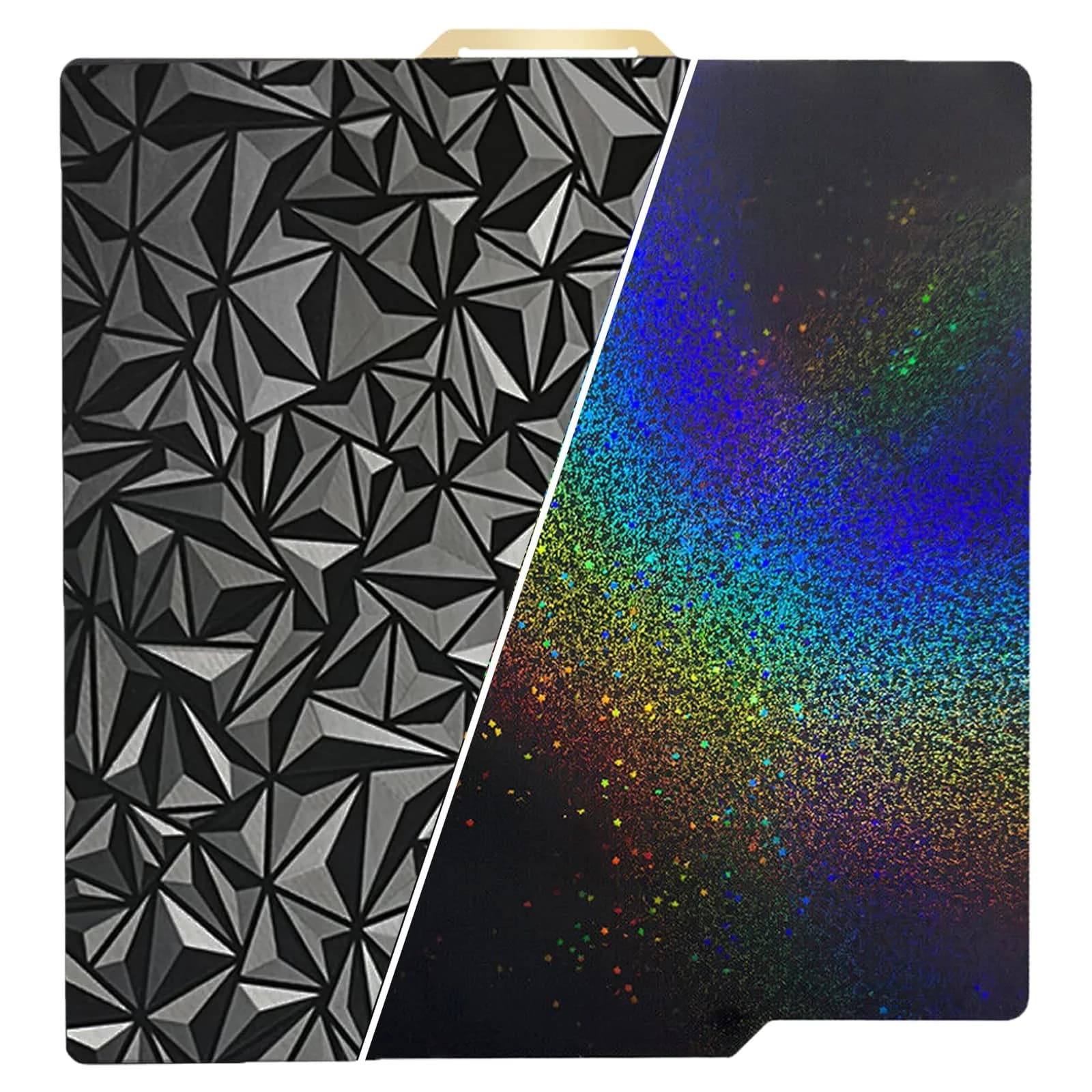 RETUXEP Colorful Starry PEY PEO 3D Printer Build Plate 257x257mm | Double-Sided Smooth Print Surface for Bambu Lab Printers — Starry + Textured PEI