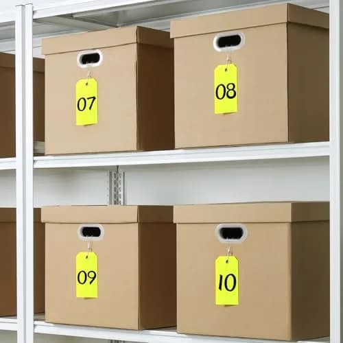 XUWAIDSGN Waterproof Writable Plastic Labels 100 Pcs | Heavy Duty Outdoor Tags with Wire Tie (6 1/4" x 3 1/8") thumbnail 5