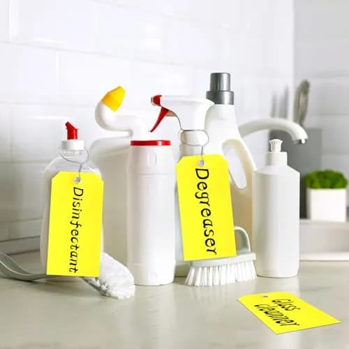 XUWAIDSGN Waterproof Writable Plastic Labels 100 Pcs | Heavy Duty Outdoor Tags with Wire Tie (6 1/4" x 3 1/8") thumbnail 7