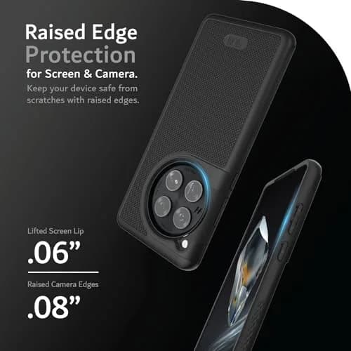 TUDIA MergeGrip Magsafe Phone Case for OnePlus 12 5G 2024 | Military Grade, Drop Tested, Shockproof, Matte Black thumbnail 6