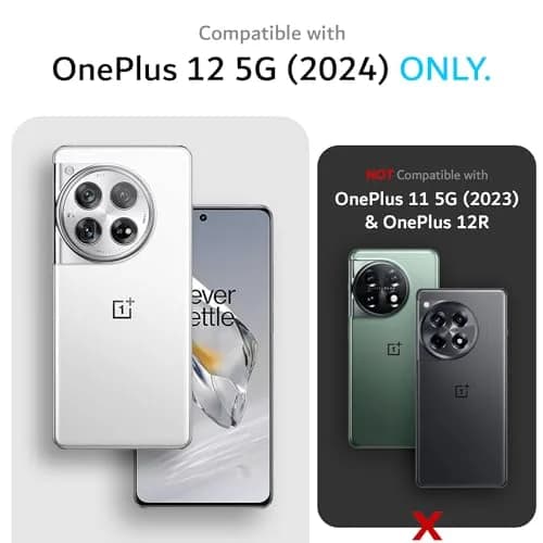 TUDIA MergeGrip Magsafe Phone Case for OnePlus 12 5G 2024 | Military Grade, Drop Tested, Shockproof, Matte Black thumbnail 2