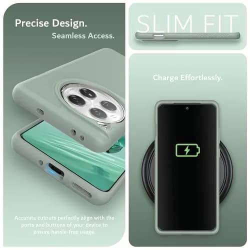 TUDIA MergeGrip Magsafe Compatible Phone Case for OnePlus 12 5G 2024 | Military Grade, Drop Tested, Dual Layer, Shockproof, Anti-Slip, Heavy Duty & Protector Cover - Green Lily thumbnail 7