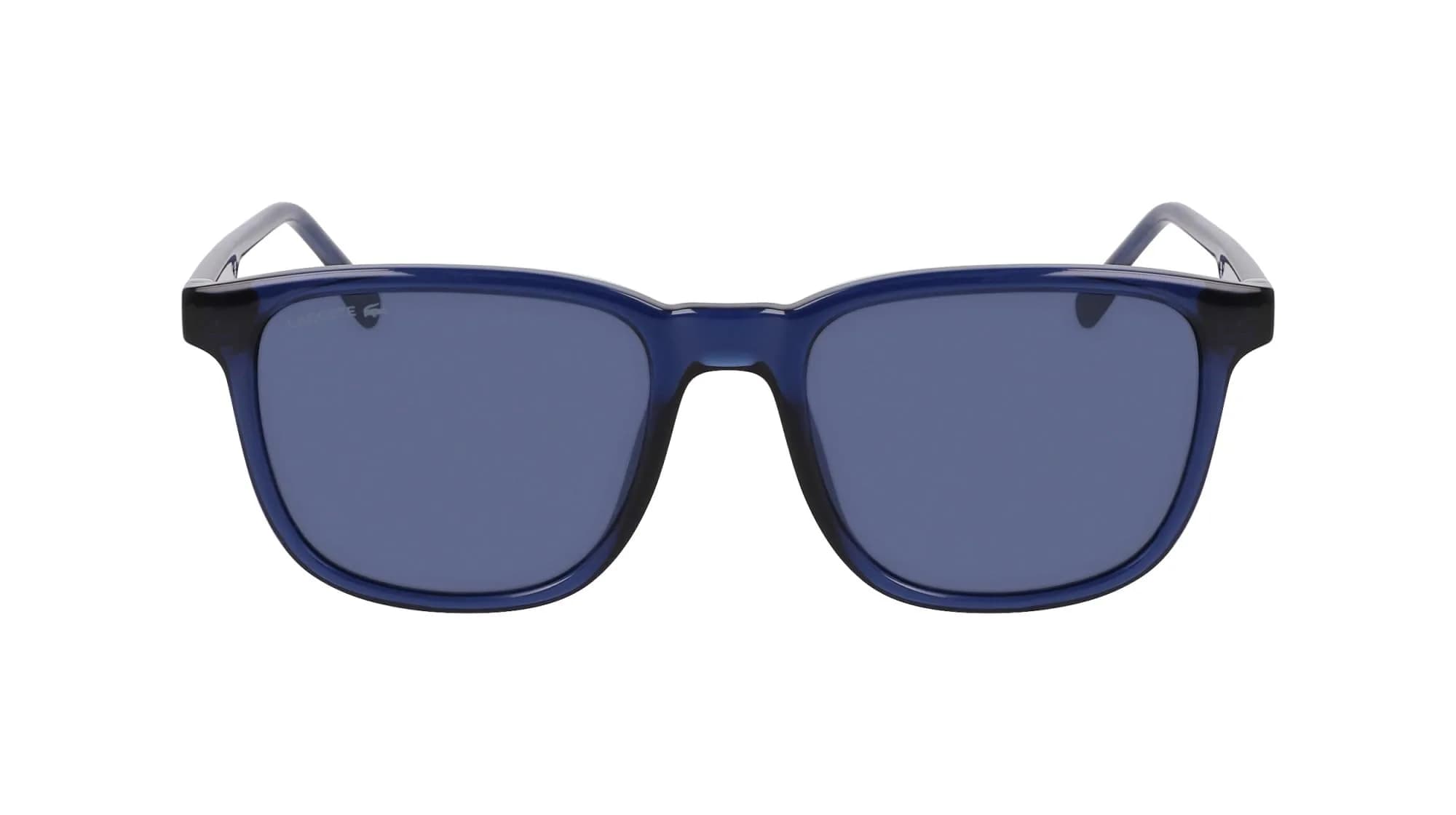 Lacoste Sunglasses L6029S - Rectangular Frame, UV Protection, Blue Lens (145mm arm)