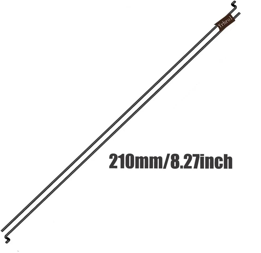 Yrhrol RC Airplane Pushrod Connector Linkage Stopper Set with Control Horns and Z Push Rods (20 Pcs, 210mm) - view 4