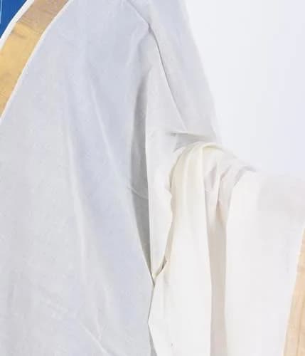 Fashily Off White Cotton Dupatta 2.25m | Versatile & Breathable (70-120 chars) thumbnail 5