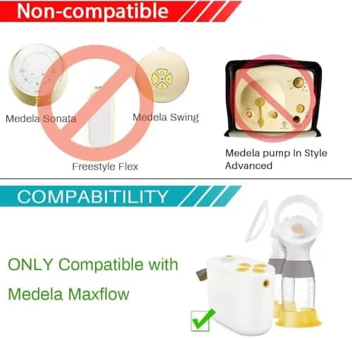 PUMPMOM-US Replacement Tubing for Medela Pump in Style Maxflow | Compatible with Medela Spare Parts thumbnail 2