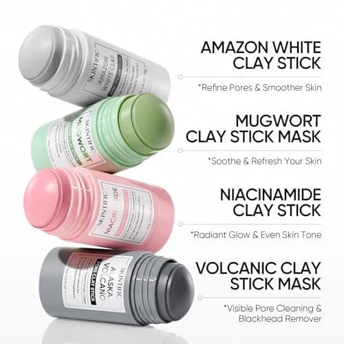 SKINTIFIC Deep Pore Cleansing Blackhead Remover Face Mask Stick 40g (1.41 fl.oz) | Cleanses Pores & Exfoliates thumbnail 9