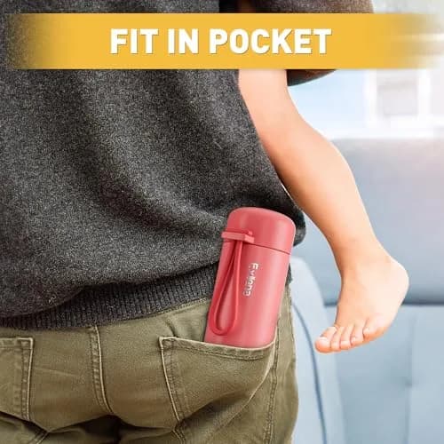 Exllena Mini Water Bottle 5oz | Leakproof Insulated Travel Flask for Hot & Cold Drinks thumbnail 5