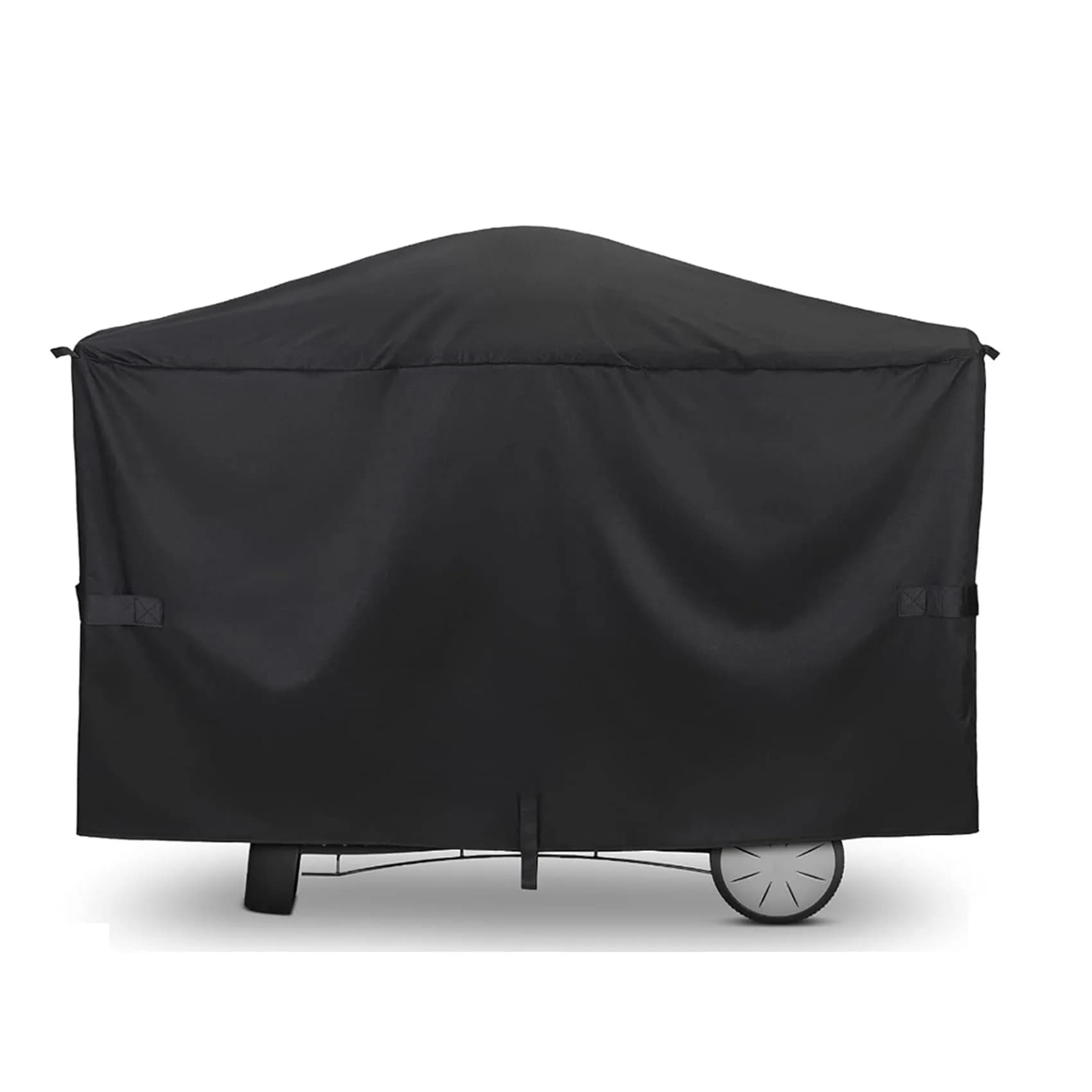 Blackhoso Heavy Duty Grill Cover for Weber Genesis 300 Series & 2022 Genesis 300 Grills, 63"W x 25.6"D x 43"H — for Q Grill on Cart