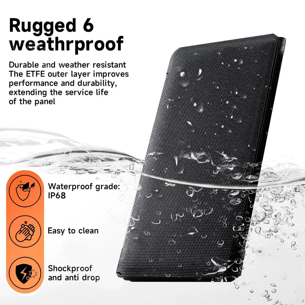 SOKIOVOLA 100W Foldable Solar Panel 18V | High-Efficiency ETFE Portable Charger for RVs & Outdoor Use - view 7