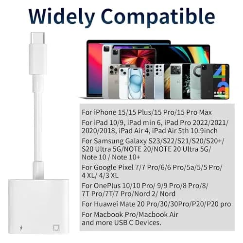 DESOFICON USB C to Ethernet Adapter 2 in 1 RJ45 LAN & Charging | Supports 100Mbps thumbnail 5