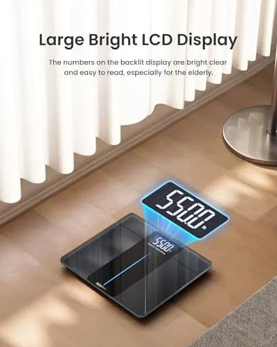 RENPHO 550lb Digital Body Weight Scale with Large LED Display & Extra-Wide Platform | FDA Approved thumbnail 5