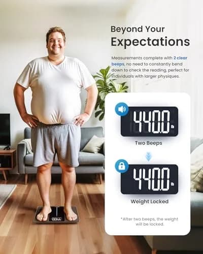 RENPHO 550lb Digital Body Weight Scale with Large LED Display & Extra-Wide Platform | FDA Approved thumbnail 6