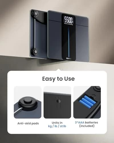 RENPHO 550lb Digital Body Weight Scale with Large LED Display & Extra-Wide Platform | FDA Approved thumbnail 8