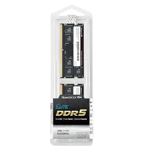 TEAMGROUP Elite DDR5 16GB (2x8GB) 5600MHz SODIMM Laptop RAM | 1.1V Low Voltage thumbnail 7