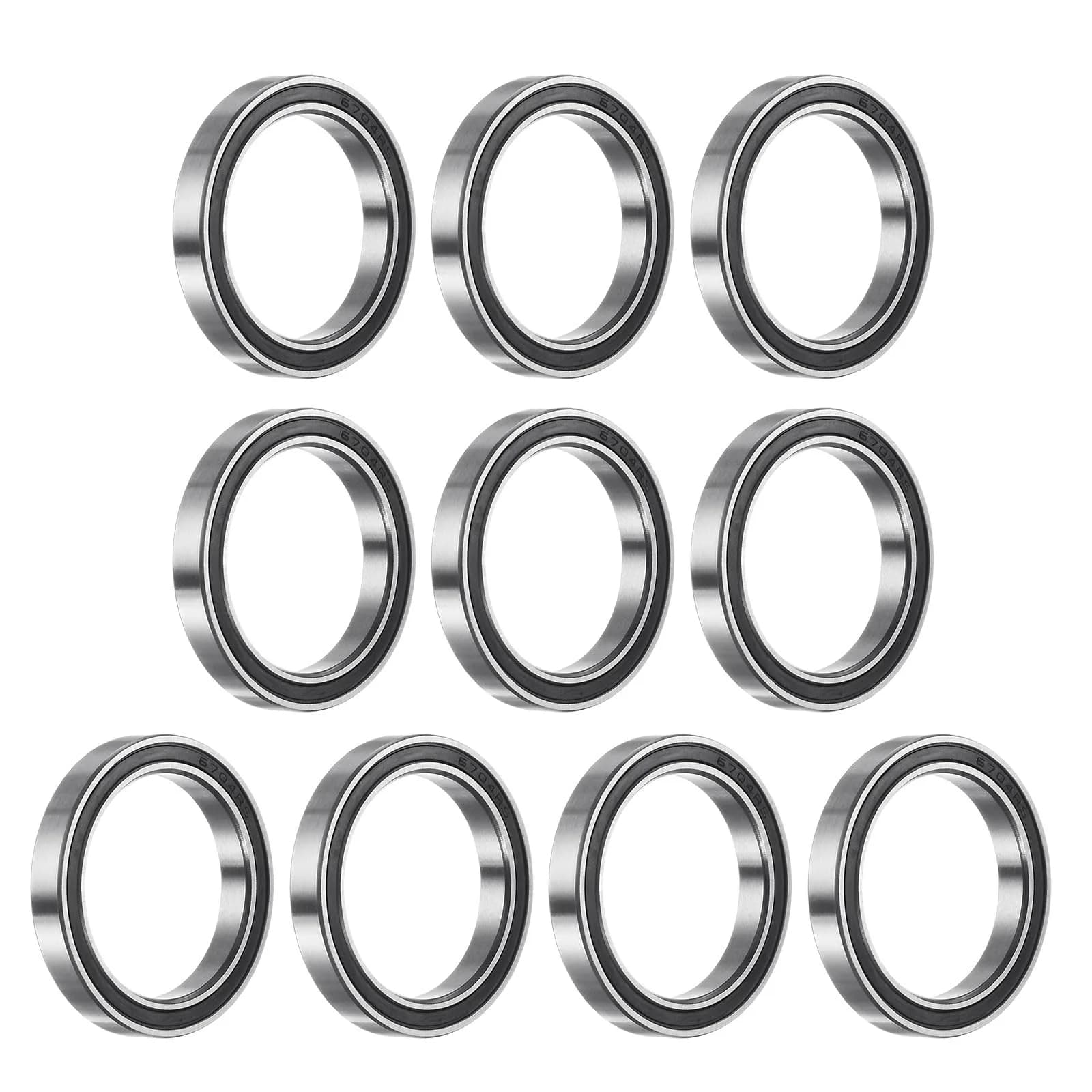 uxcell Deep Groove Ball Bearing 20mm x 27mm x 4mm | Double Sealed Chrome Steel Support