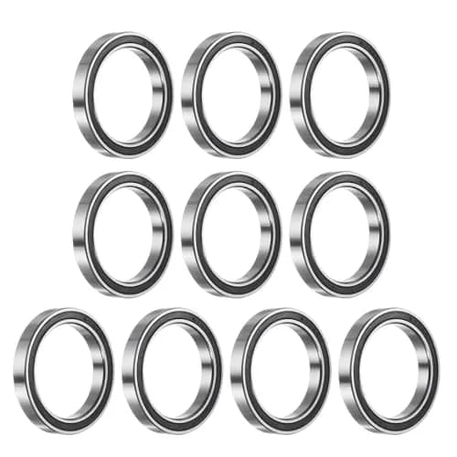 uxcell Deep Groove Ball Bearing 20mm x 27mm x 4mm | Double Sealed Chrome Steel Support thumbnail 1
