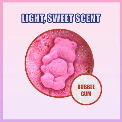 Townley Girl Care Bears Bath Bomb Set, 6-Piece Bubble Gum Scented, Ages 3+ | Colorful, Gentle & Fun thumbnail 4