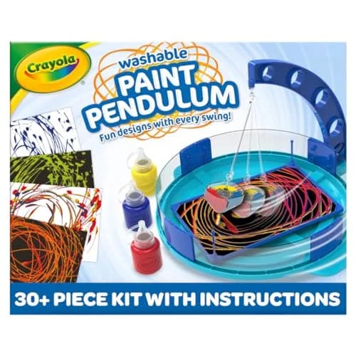 Crayola Paint Pendulum Art Kit with Washable Paints & Paper, 30 Pieces - main product image