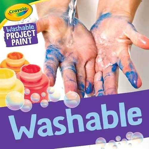 Crayola Paint Pendulum (30pcs) Washable Paint Kit | 59ml (2 Fl Oz) Bottles, Assorted Colors thumbnail 4