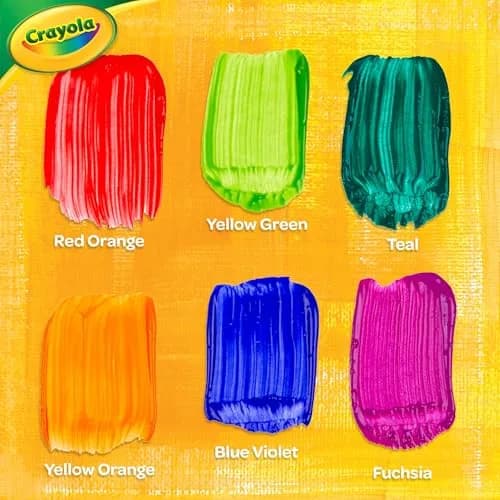 Crayola Paint Pendulum (30pcs) Washable Paint Kit | 59ml (2 Fl Oz) Bottles, Assorted Colors thumbnail 3