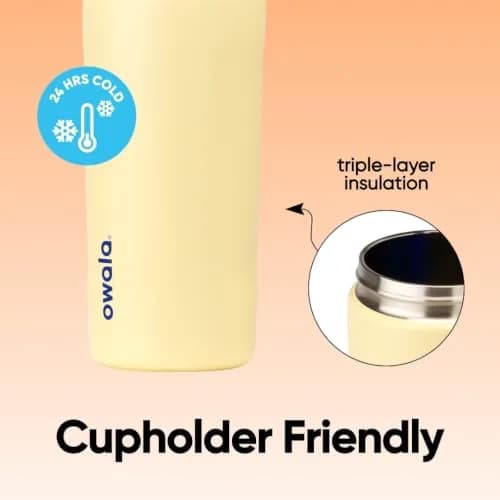 Owala FreeSip Kids Stainless Steel Water Bottle 16 oz (473 mL) Misty Horizon | Leakproof & Insulated for Active Kids thumbnail 4