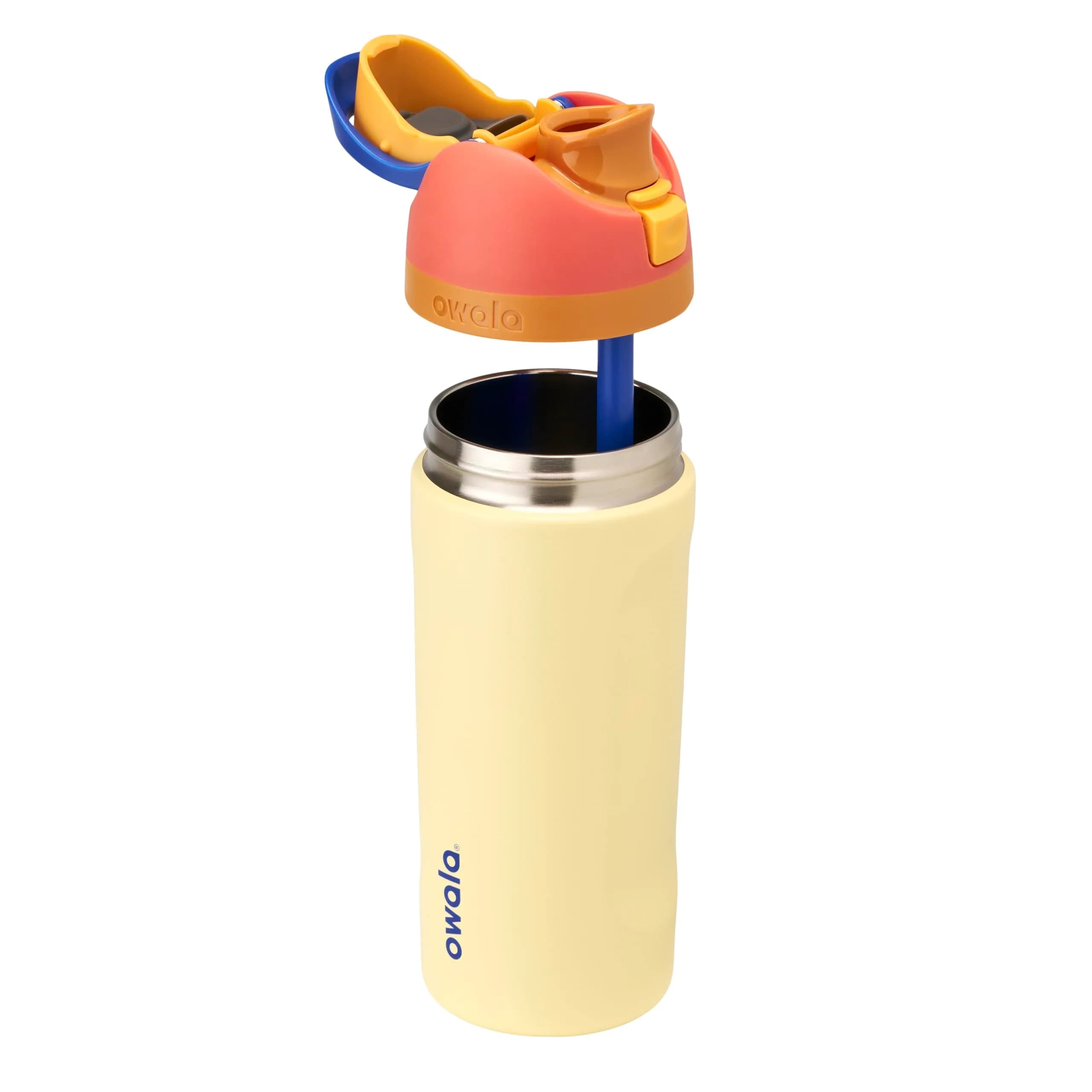 Owala FreeSip Kids Stainless Steel Water Bottle 16 oz (473 mL) Misty Horizon | Leakproof & Insulated for Active Kids - view 6