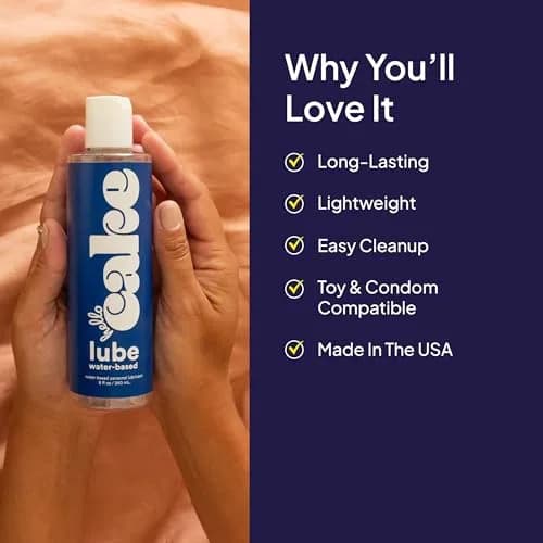 Cake Water-Based Personal Lubricant 8 fl oz | Hydrating, Non-Sticky, pH-Balanced thumbnail 4