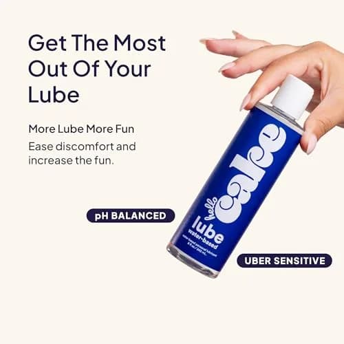 Cake Water-Based Personal Lubricant 8 fl oz | Hydrating, Non-Sticky, pH-Balanced thumbnail 5