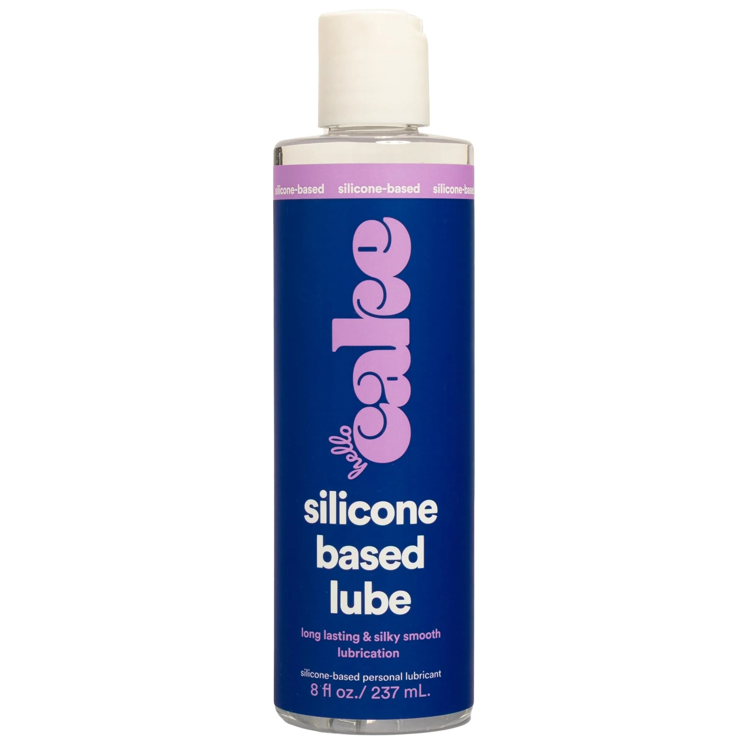 Cake Silicone-Based Personal Lubricant 8 Fl Oz | Ultra Slippery, Long-Lasting, Condom-Friendly — Silicone