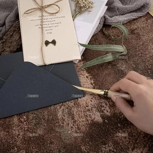 AUEAR Gold Letter Opener Metal Mail Slitters Envelope Openers Tool 19.5 cm (7.67 in) | Authentic USA Import thumbnail 6