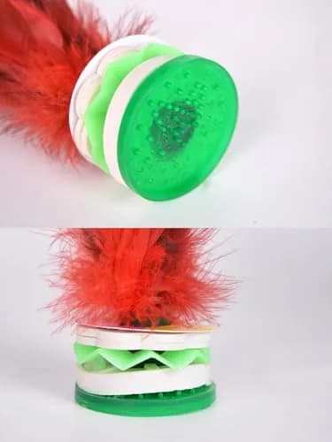 Baitaihem Colorful Kick Shuttlecock Type-B 6 Pack | Chinese Jianzi Foot Sport for Outdoors thumbnail 6