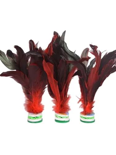 Baitaihem Colorful Kick Shuttlecock Type-B 6 Pack | Chinese Jianzi Foot Sport for Outdoors thumbnail 3
