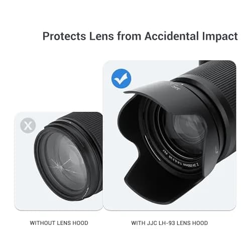 JJC Lens Hood for Nikon Nikkor Z 24-200mm f/4-6.3 VR, Reversible Bayonet Mount Shade, Replaces HB-93, 67mm Filter Compatible thumbnail 5