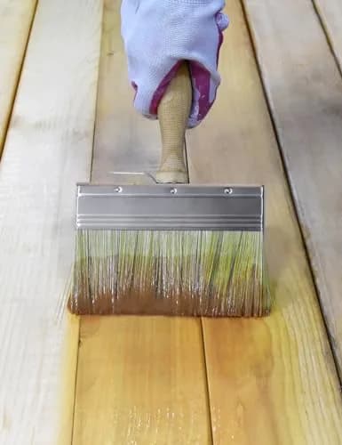 ROLLINGDOG 4.5 Inch Deck Stain Paint Brush (2-Pack, 120mm) | Laser Engraved Beech Wood Handle thumbnail 5
