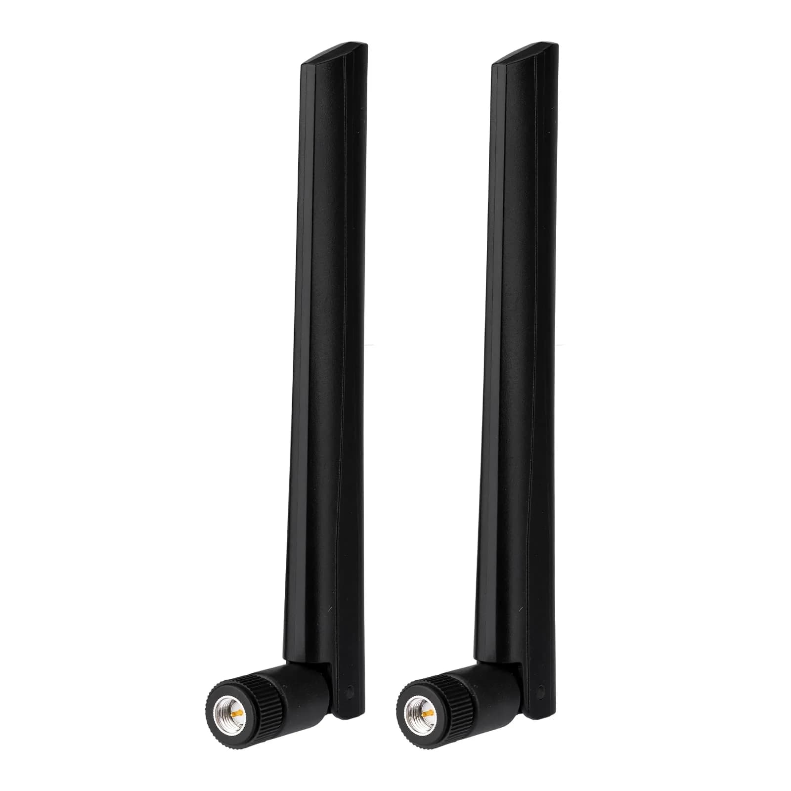 Eightwood Wide Band 5G 4G LTE GSM 3G Antenna 15.7cm (6.2in) | Boosts Signal for Routers & Gateways — Black