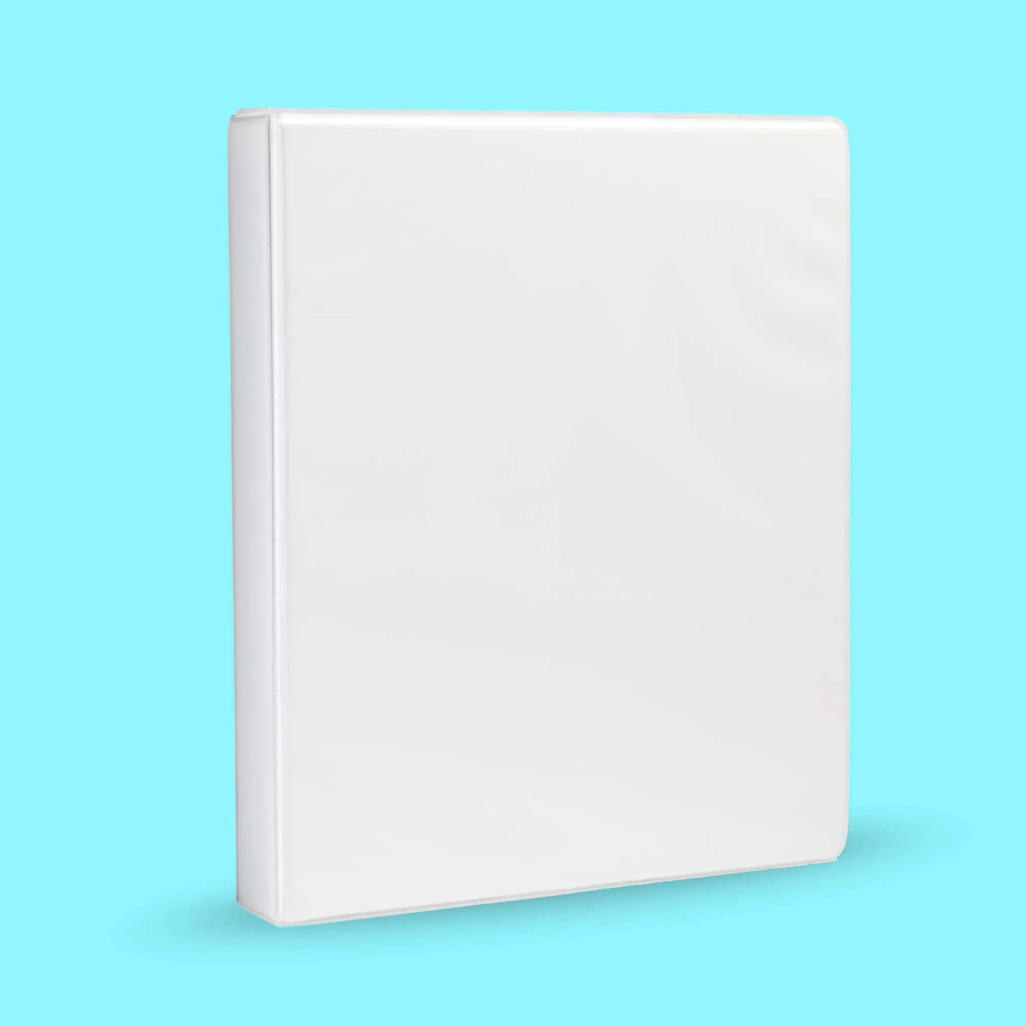 Amazon Basics 3-Ring Binder, 1-Inch, Customizable, White, 1-Pack | Holds 175 Sheets - view 3
